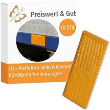10 Stück Reflektoren orange