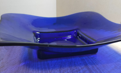 Große glasschale viereckig - glasschale, 34