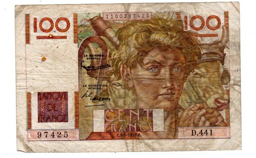 Frankreich banknote 100 - banknote,