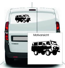 UAZ 452 - Transporter, Russland, Oldtimer, Auto // KFZ, Autoaufkleber