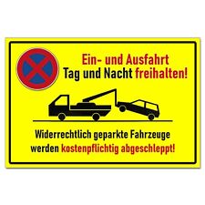 Ein- und Ausfahrt freihalten
