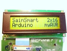 1x  LCD Modul 2x16 Zeichen Display SainSmart Arduino myAVR C Control #10#