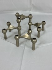 ?️ BMF Nagel stapelbare Kerzenhalter – 4 Module – 60er Mid-Century Design – 