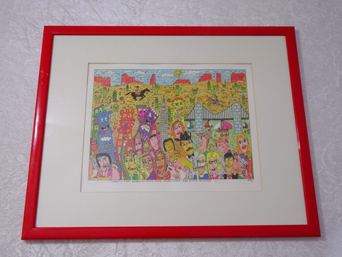 James rizzi serigraphie 1995 - serigraphie,
