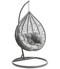 Rattan Hängesessel Hängekorb Hängeschaukel Hängesitz Hängematte KORB DELUXE