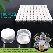 100pcs*5ml klar leer Dose