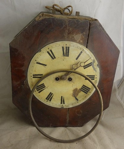 Antike wanduhr dachbodenfund - wanduhr,