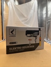 LANDIG Elektrische Seilwinde zur Decken- oder Wandmontage bis 200kg