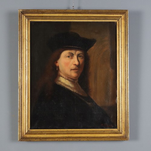 Antikes gemälde porträt - antikes, von