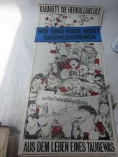 29131 Kabarett Herkuleskeule Dresden 80er Jahre Programmheft Autogramme 10 Teile