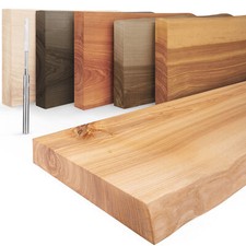 LAMO Manufaktur® Massivholz Wandregal Wandboard Hängeregal Holzregal Bücherregal