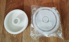 Silikonform Gießform Kerzenhalter für Stabkerze rund NEU  Raysin Kerafdlott Gips