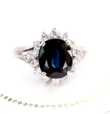 Kostbarer Ring  aus 900 Platin