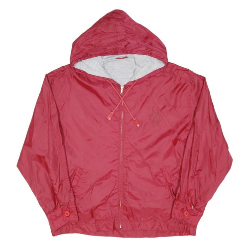 Herren rote nylonjacke mit - herren,