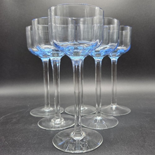 Weingläser topas blau - 6,