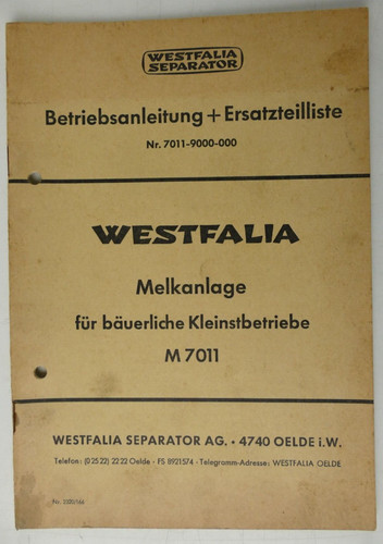 Westfalia betriebsanleitung - betriebsanleitung, +