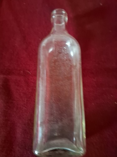Antike glasflasche 22cm - ,
