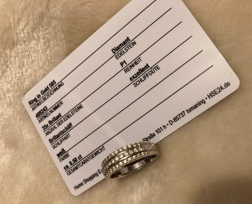 Diamantring 585er weissgold - in,