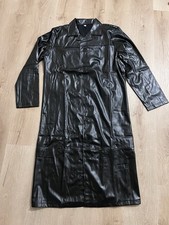 Schwarzer langer herrenmantel - schwarzer,,