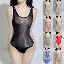 Frauen Öliges Glänzendes