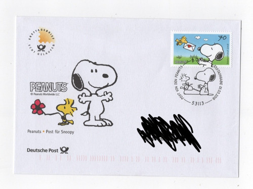 Brd 2018 fdc snoopy und - fdc,, die