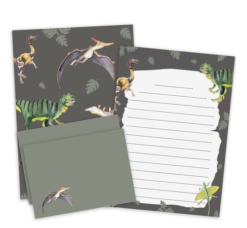 Briefpapier set dinosaurier - briefpapier,