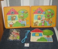 HABA Greta's Garden Lodge Threading Spiel 31 Stck.