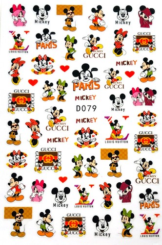 Mickey mouse nagelsticker - nagelsticker, nail