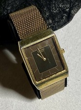 Seiko Quartz Gold Tone Tank