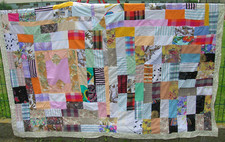 echte Patchworkdecke