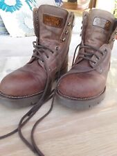 Sancho Boots Schnürstiefelette Herren Größe 44 Cognacfarben