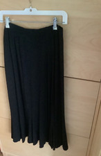 Leichter schwarzer Rock, one size (38-42) , 80 cm lang