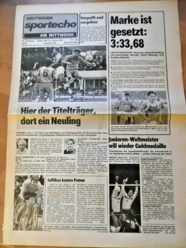 Deutsches sportecho august - sportecho, 12.