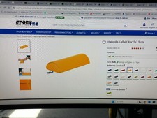 SportTec Lagerungsrolle-Hilfe Halbrolle Training Massage Orange 40x15x7,5 NP 30€