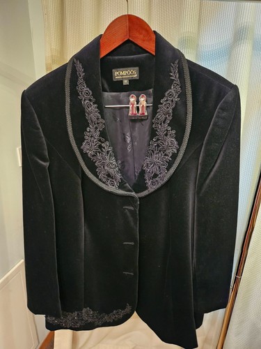 Damen abendblazer schwarz - damen, abendblazer,