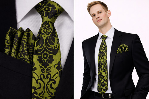 Herren krawatte einstecktuch - herren, &