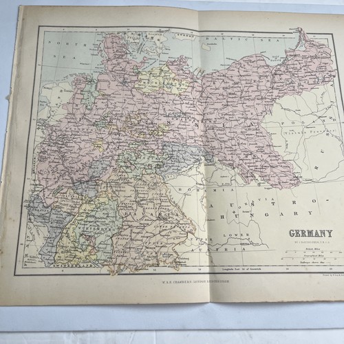 1890 deutschlandkarte antik - deutschlandkarte,