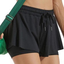Damen Yoga Laufrock einfarbig