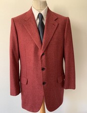 BRIONI Tweed Sakko rot