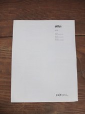 Braun M10 Bedienungsanleitung TOP !!! Reinschauen !!!