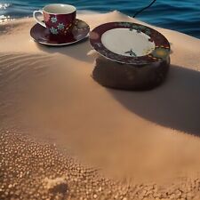 Porzellan, Kaffee Set, 4-