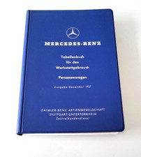 Mercedes tabellenbuch 1957 - mercedes,