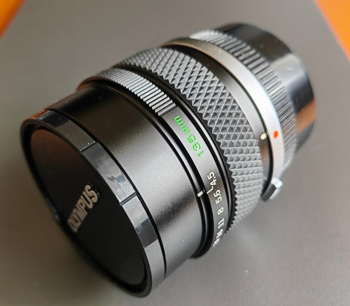 Olympus zuiko macro 5 - 1:4.5, /