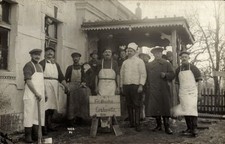 Foto Ak Grabowitz Kreis Konitz Westpreußen, Feldküche 1914 - 4899839