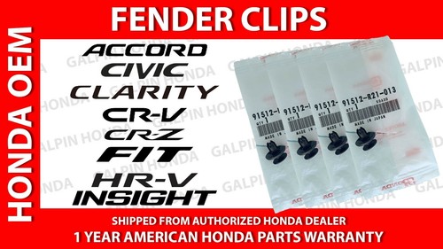 Genuine oem honda fender clips - genuine,
