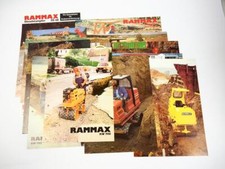 11 Prospekte Rammax Walzen RW