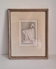 Original Radierung Leonor Fini signiert gerahmt________________rare valuable art