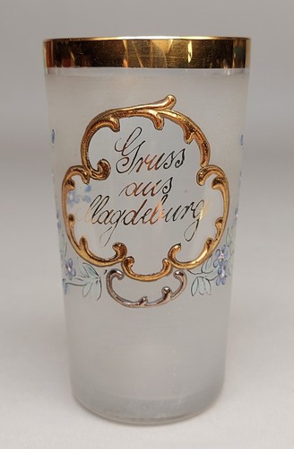 Altes andenken souvenir glas - andenken,