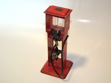 Seltene DOLL alte Blech Zapfsäule STANDARD (Esso) Tankstelle, bespielter Zustand