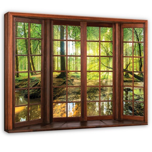 Leinwand effekt fenster - leinwand,